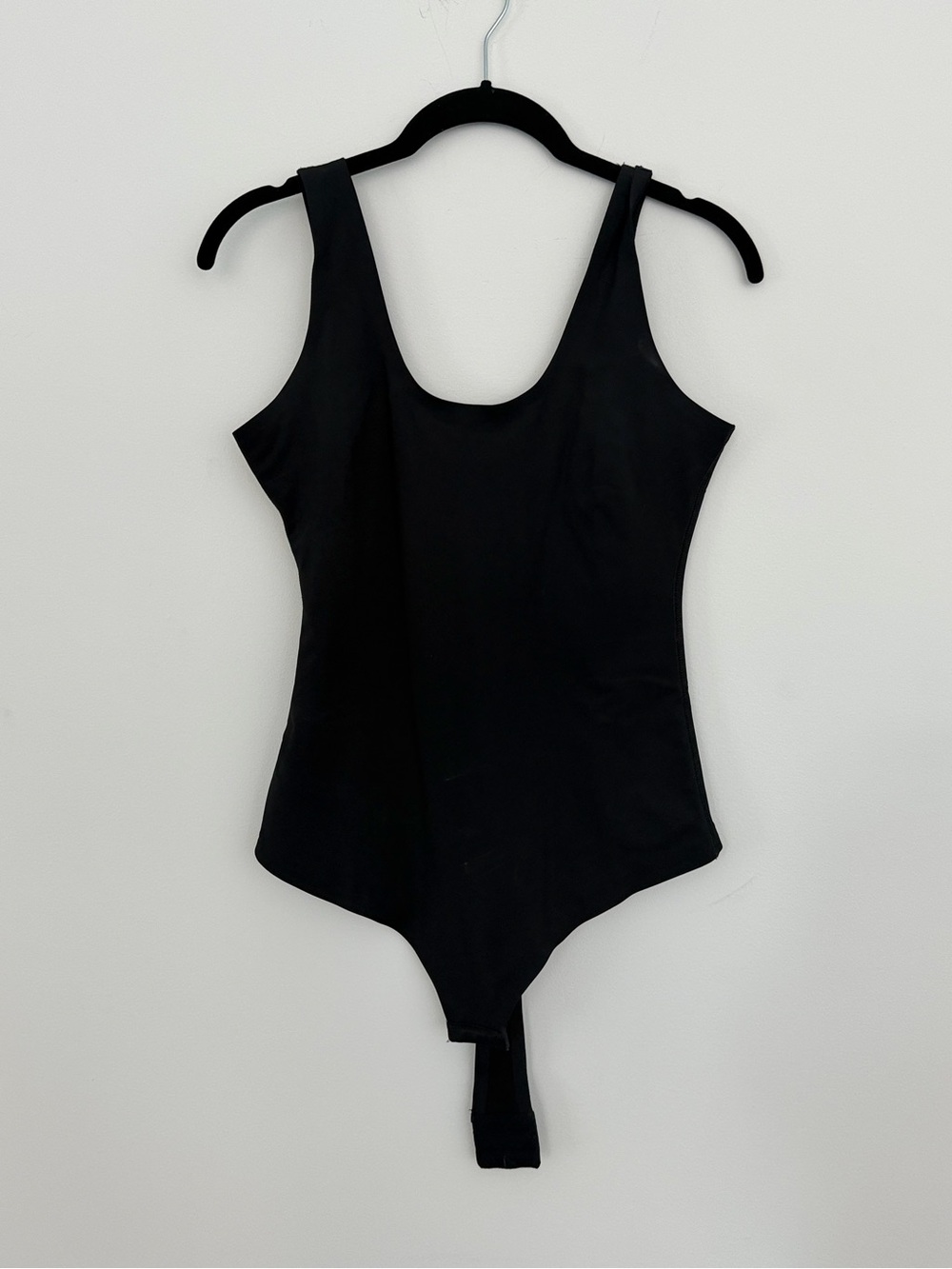 Black Women's Scoop Neck Bodysuit